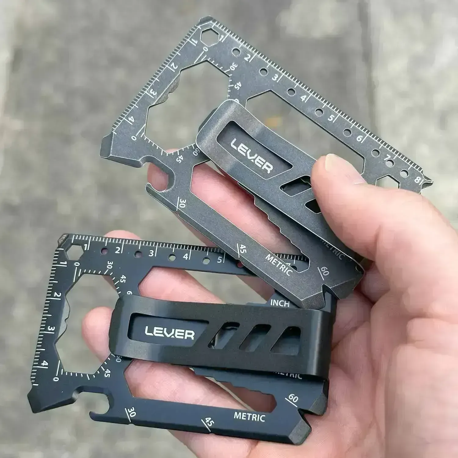 Lever Gear Toolcard Pro showing all tool functions laid out